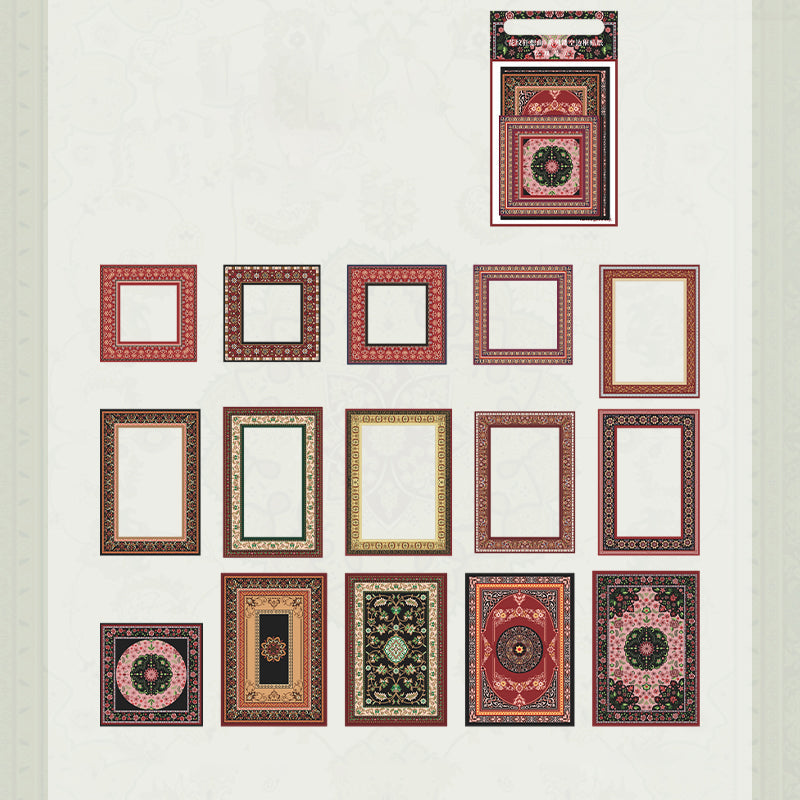 Rhapsody of pattern series Hollow out Frame Papers - Journal Carnival