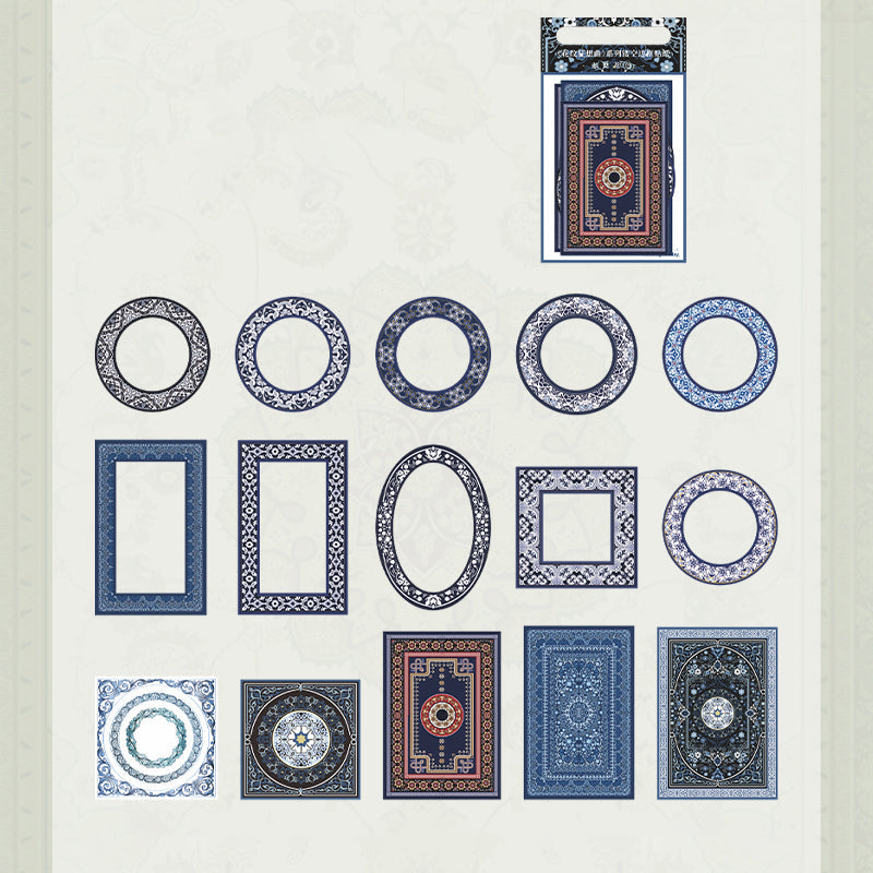Rhapsody of pattern series Hollow out Frame Papers - Journal Carnival