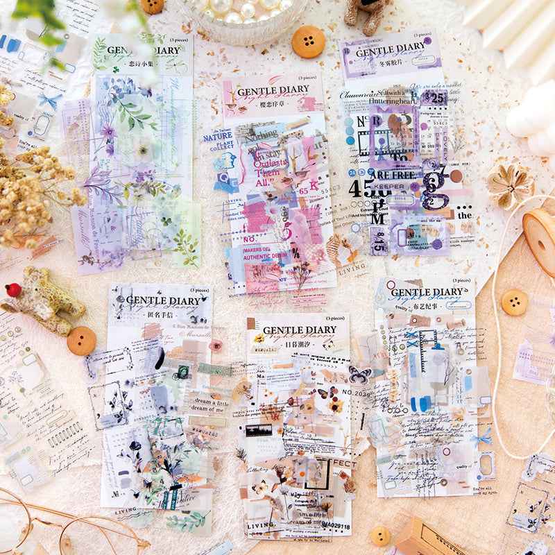 Gentle flashback series sticker - Journal Carnival