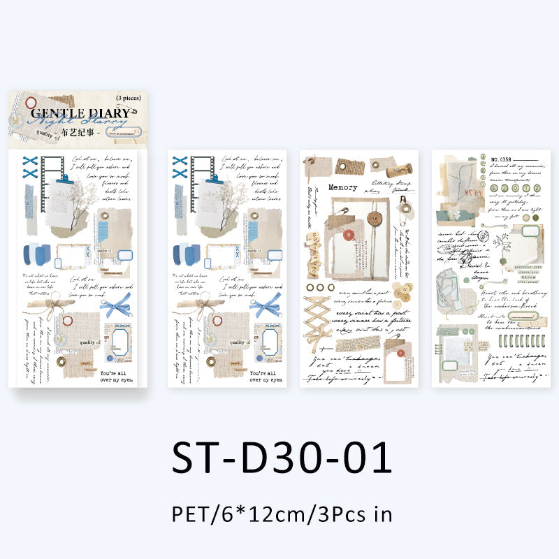 Gentle flashback series sticker - Journal Carnival