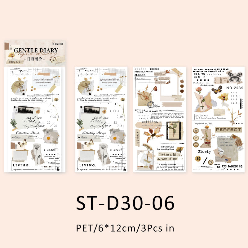 Gentle flashback series sticker - Journal Carnival