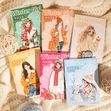 Winter Girl Series Sticker