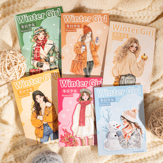 Winter Girl Series Sticker