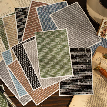 Nostalgic letterhead series sticker