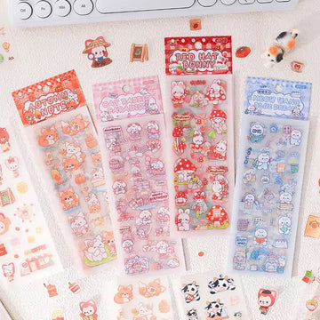Cute Manor Series Cartoon Sticker Sheets