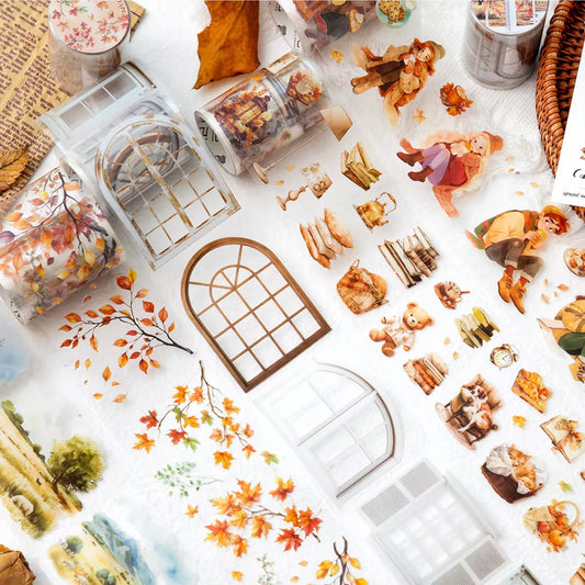 In the Autumn Series Die cutting Pet Tape