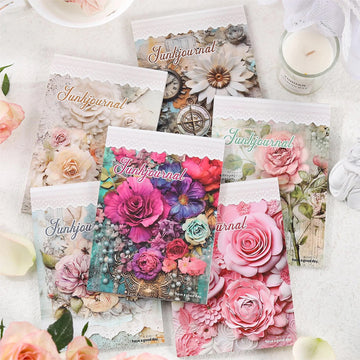 Build dream life flower series material paper - Journal Carnival