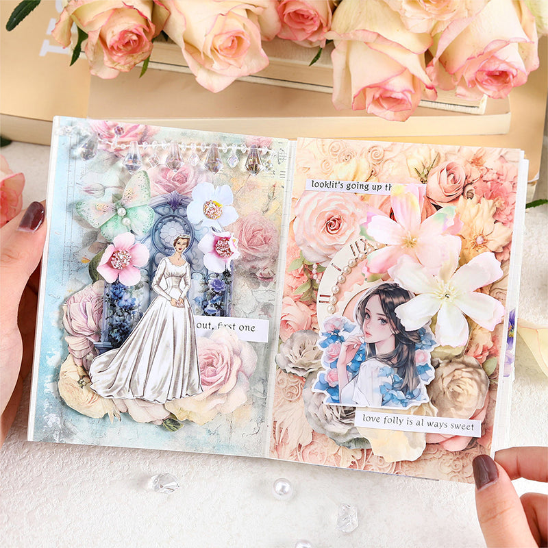 Build dream life flower series material paper - Journal Carnival