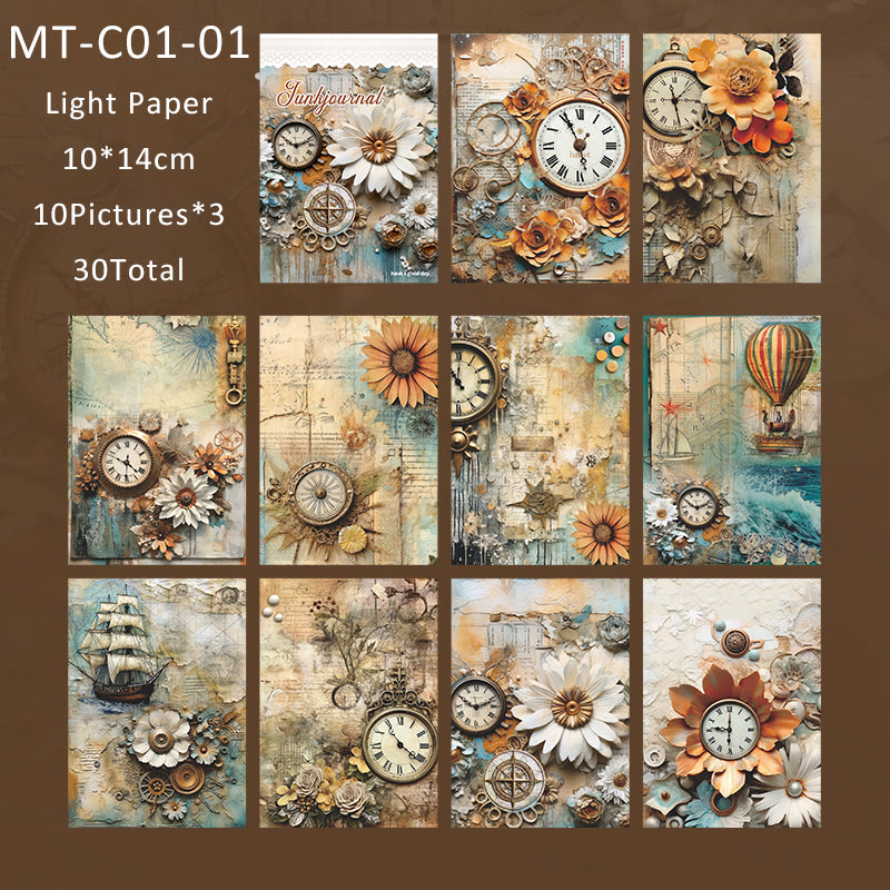 Build dream life flower series material paper - Journal Carnival