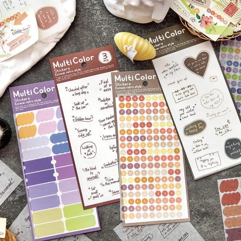 Korean vintage series sticker - Journal Carnival