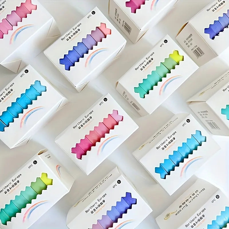 Rainbow and Paper Macaron Color Tape - Journal Carnival