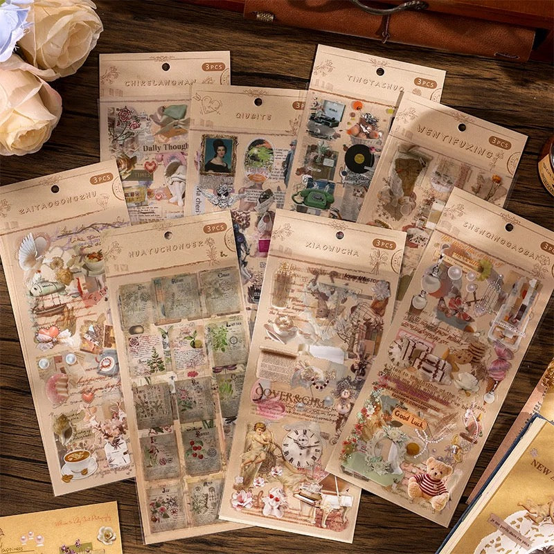 Retro PVC Sticker - Journal Carnival
