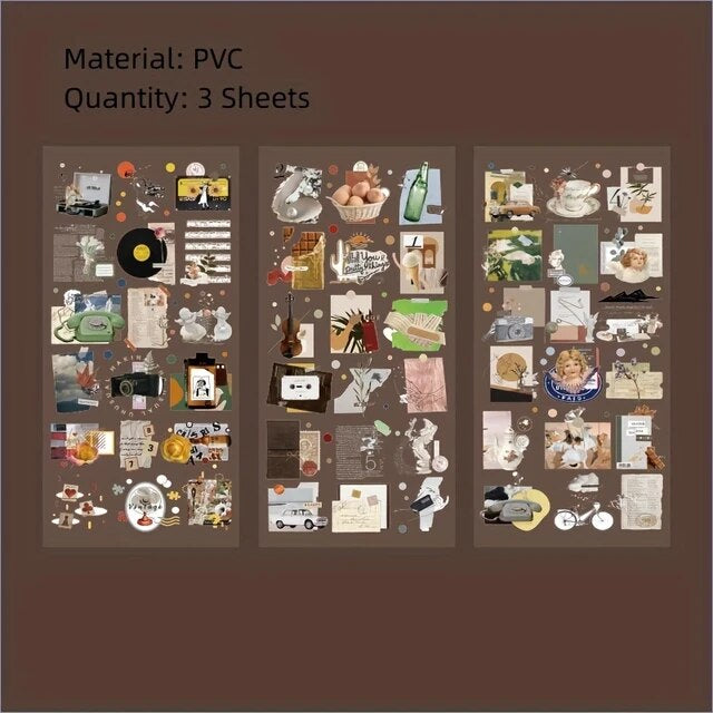 Retro PVC Sticker - Journal Carnival