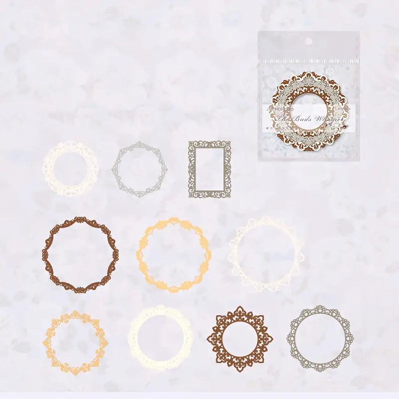 Wreath Die Cut Paper - Journal Carnival