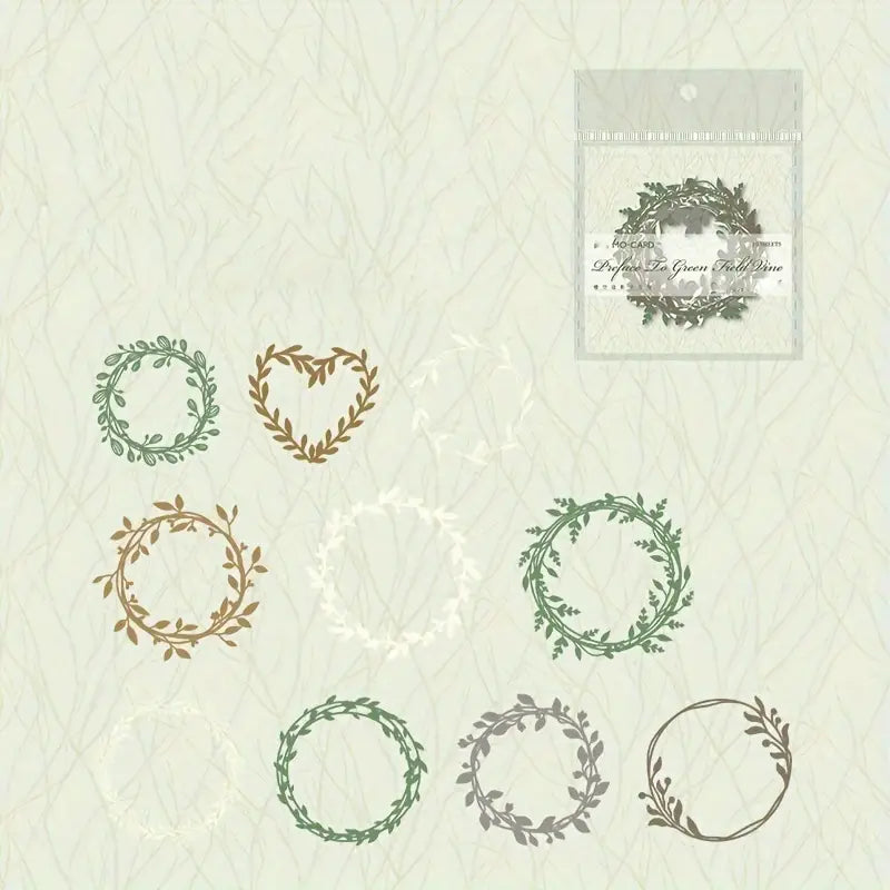 Wreath Die Cut Paper - Journal Carnival