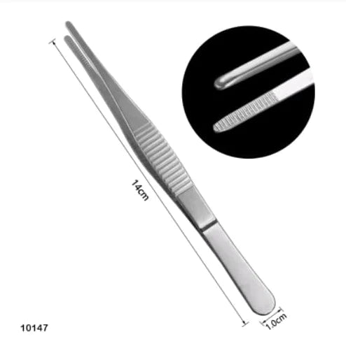 Tweezers Stainless Steel Straight - Journal Carnival