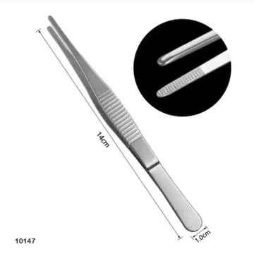 Tweezers Stainless Steel Straight - Journal Carnival