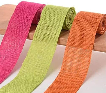 Natural Jute Burlap Ribbon