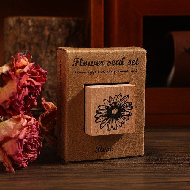 Flower Gift Series Stamps - Journal Carnival