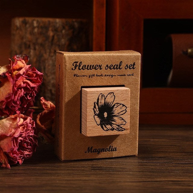 Flower Gift Series Stamps - Journal Carnival