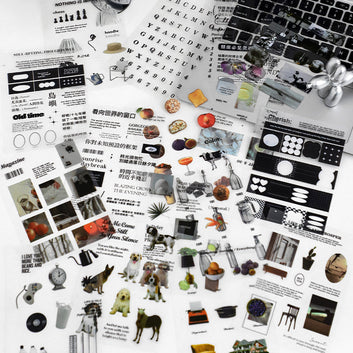 Clear travel series sticker book - Journal Carnival