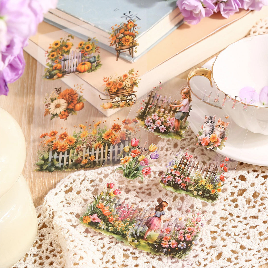 My Secret Garden Series Sticker book - Journal Carnival