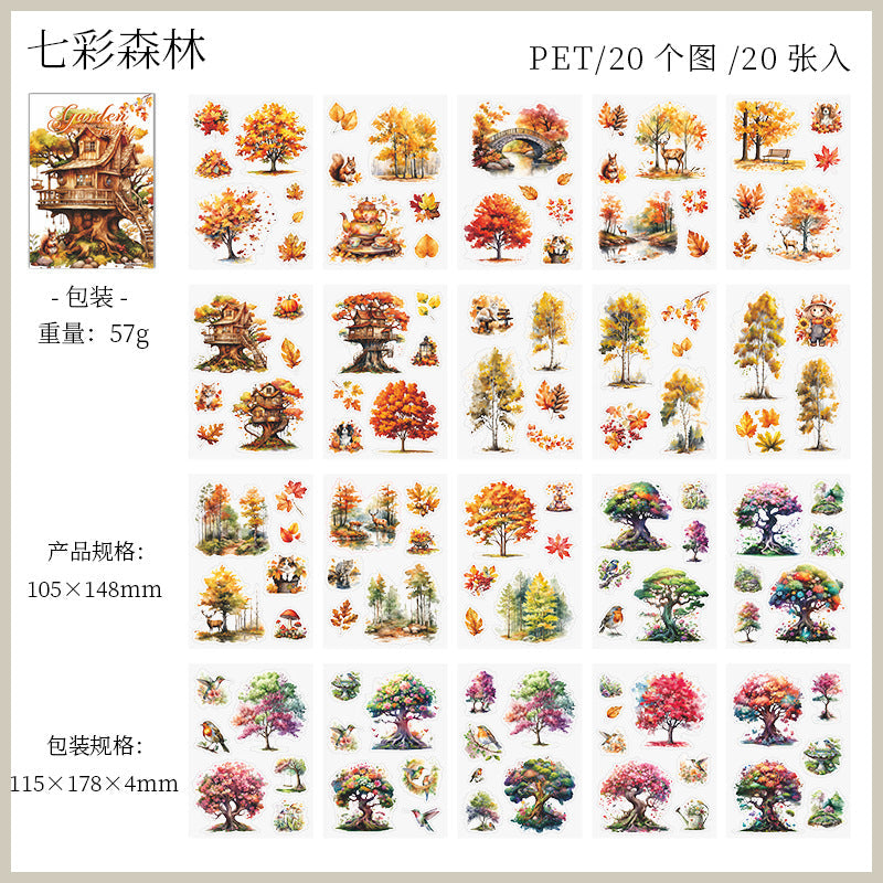 My Secret Garden Series Sticker book - Journal Carnival