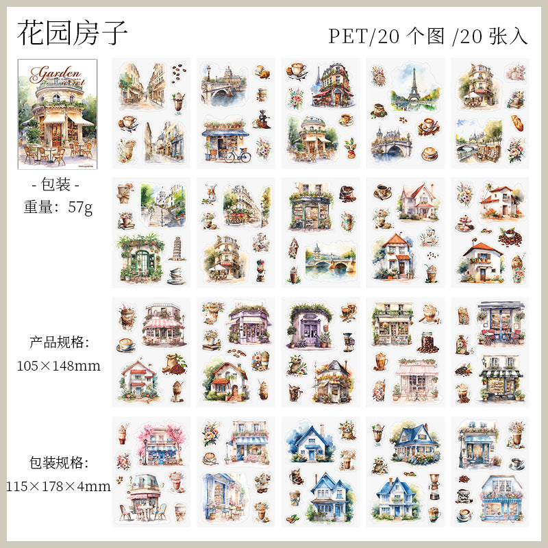 My Secret Garden Series Sticker book - Journal Carnival