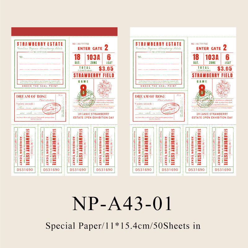 Baroque Theatre Series note paper - Journal Carnival