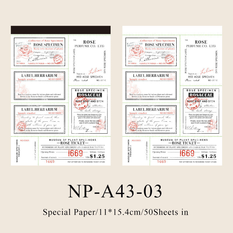 Baroque Theatre Series note paper - Journal Carnival