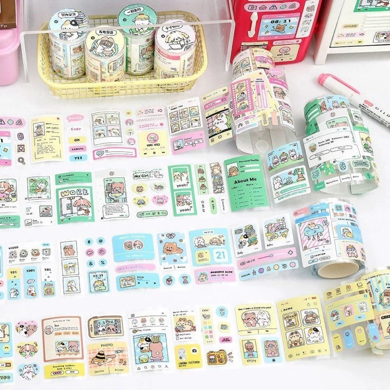 Cute in-progress Series die-cutting tape