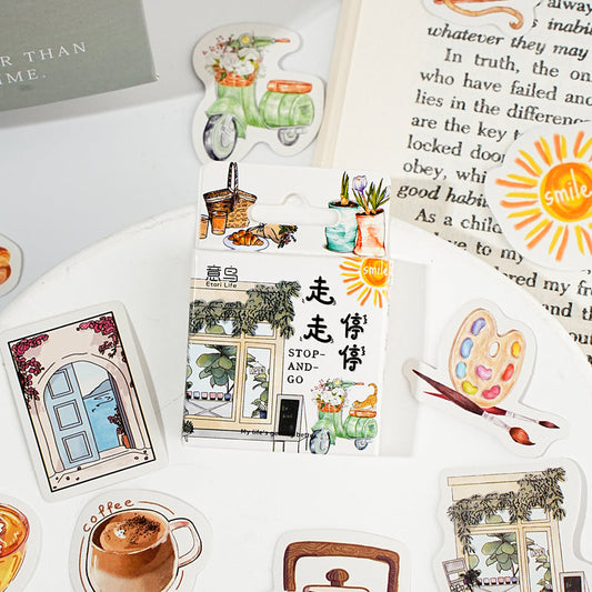 Learn to smile series sticker box