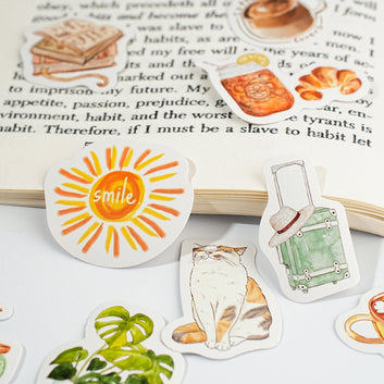 Learn to smile series sticker box