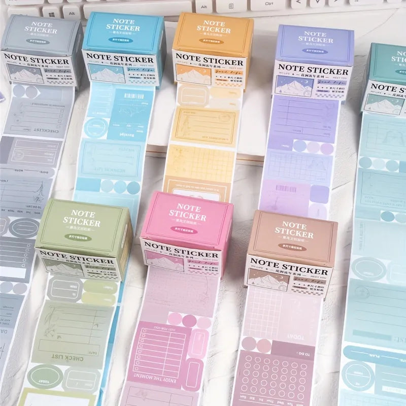 Solid Color Pre cut Planner tapes - Journal Carnival