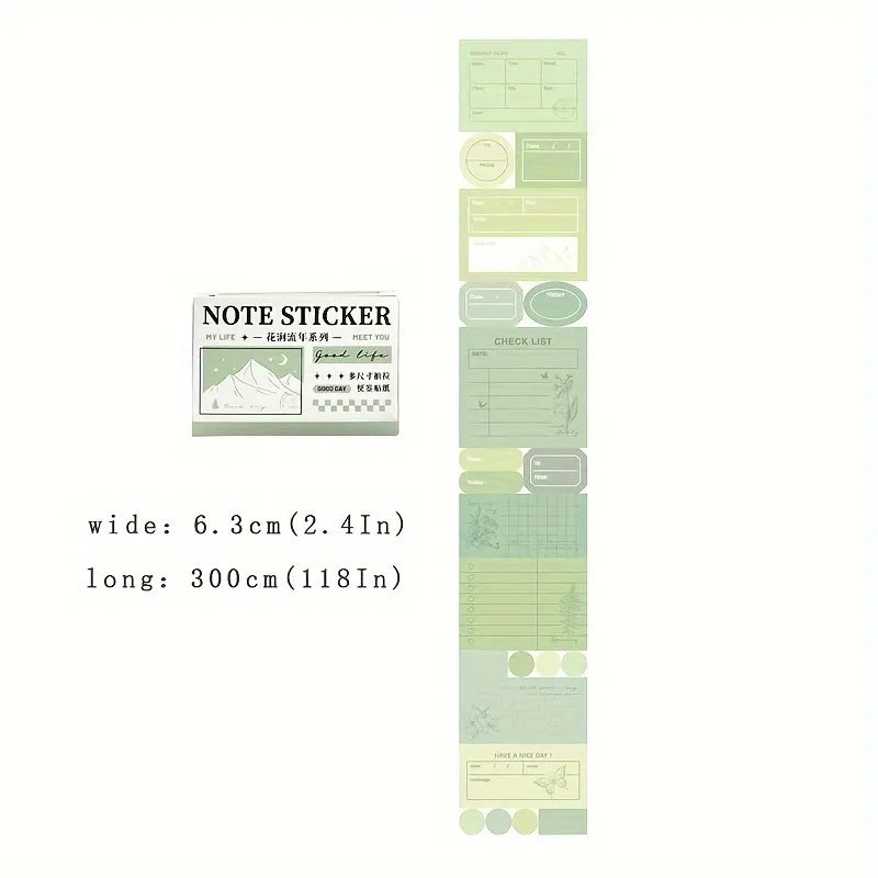 Solid Color Pre cut Planner tapes - Journal Carnival