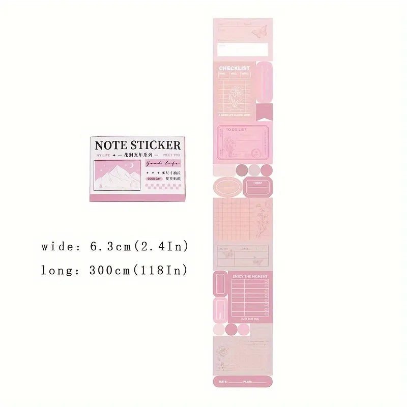 Solid Color Pre cut Planner tapes - Journal Carnival