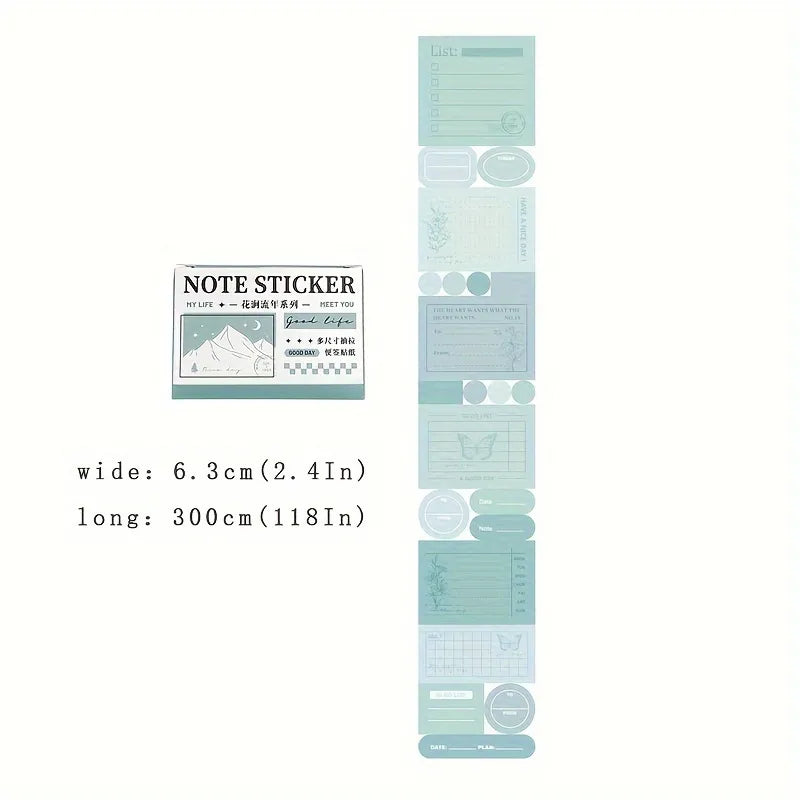 Solid Color Pre cut Planner tapes - Journal Carnival