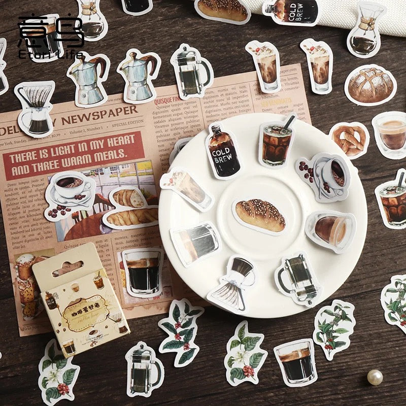 Coffee Lovers Sticker box - Journal Carnival