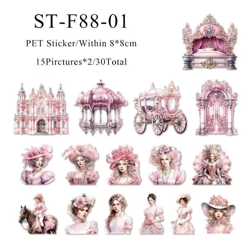 Castle Princess series sticker - Journal Carnival