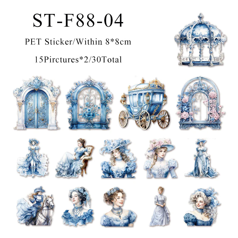 Castle Princess series sticker - Journal Carnival