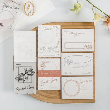Spring Garden series note paper - Journal Carnival