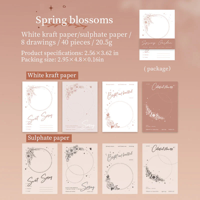 Spring Garden series note paper