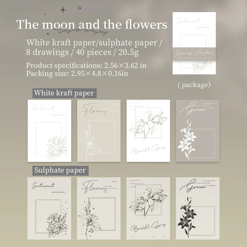 Spring Garden series note paper - Journal Carnival