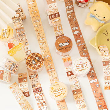 Cafe talk series cat themed tape