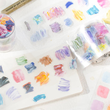 Life color palette Series die cutting pet tape