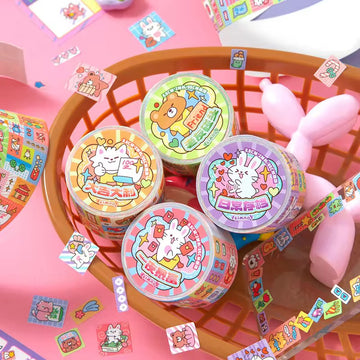 Happy Collecting Doodle Series cute cartoon tape