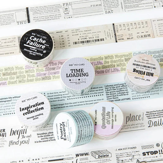 Message Sampling Series Vintage Washi Tape