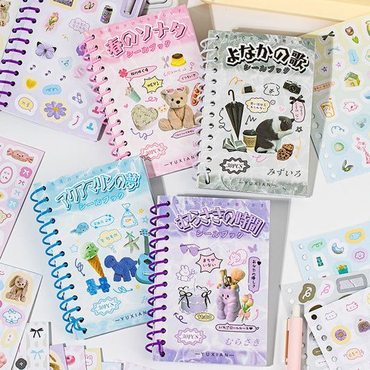 Scattered debris series sticker book