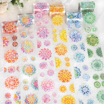 Colourful mystery series die cutting pet tape