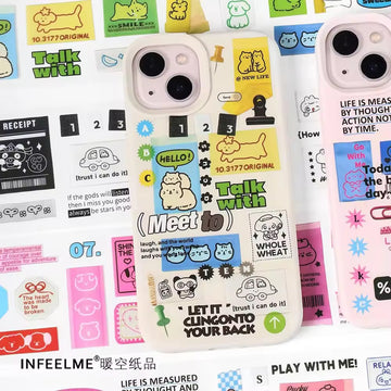 Cute Woven Label Single Roll Tape